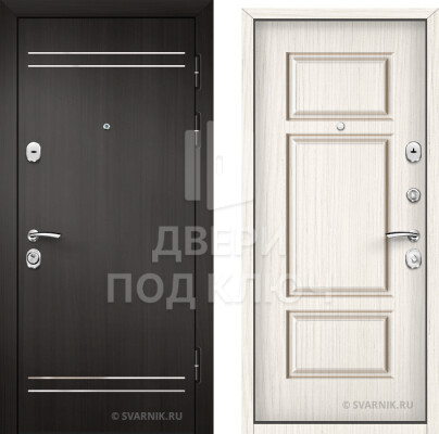 Дверь 2 мм с МДФ в дом ДПК-13360